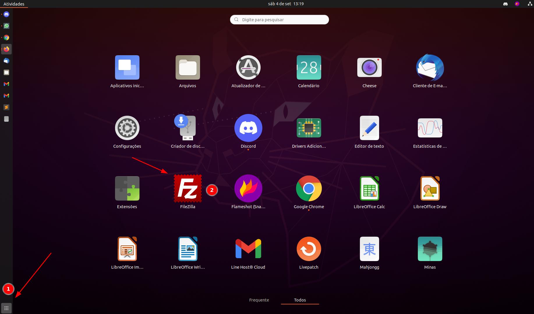Como instalar o cliente FTP FileZilla no Ubuntu 20.04 LTS