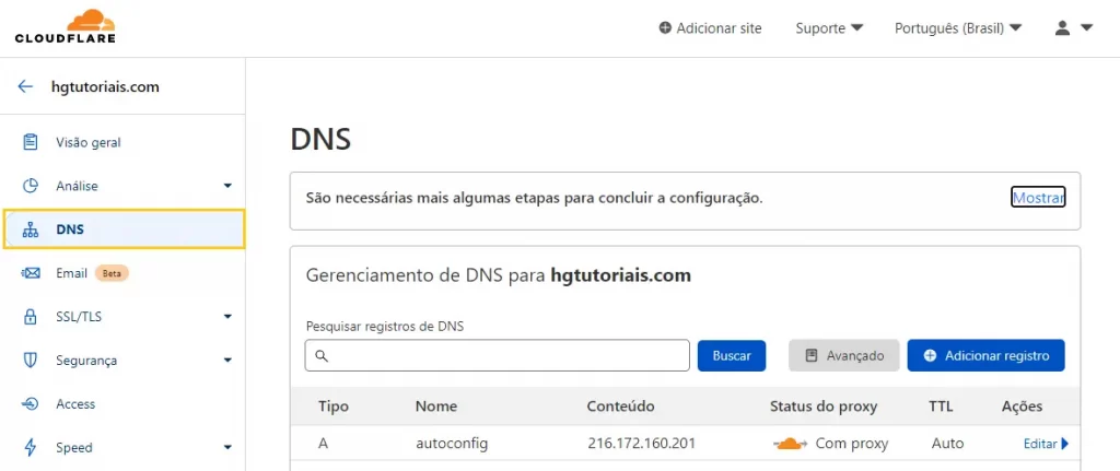 Aprenda a configurar a Cloudflare em seu site7
