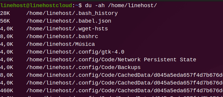 Comando DU - Uso de Disco - 5