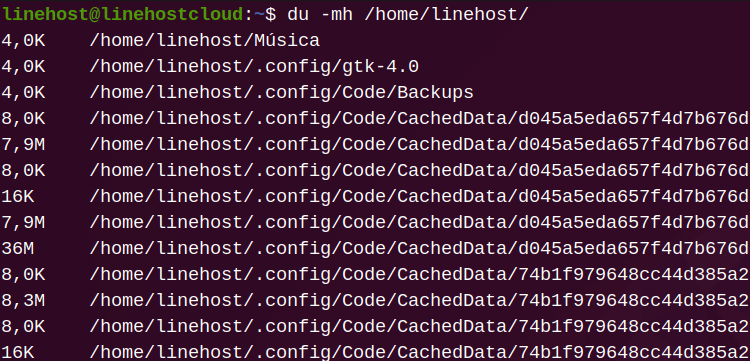 Comando DU - Uso de Disco - 7