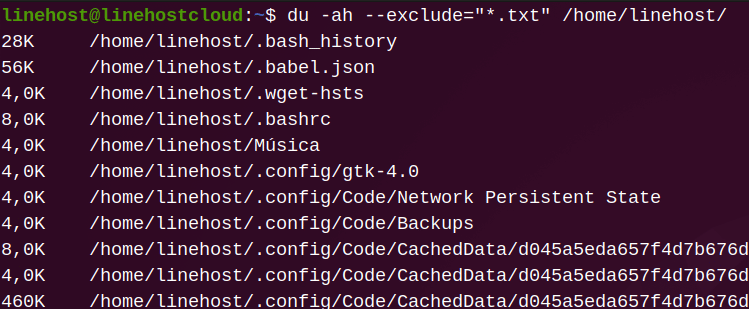 Comando DU - Uso de Disco - 9