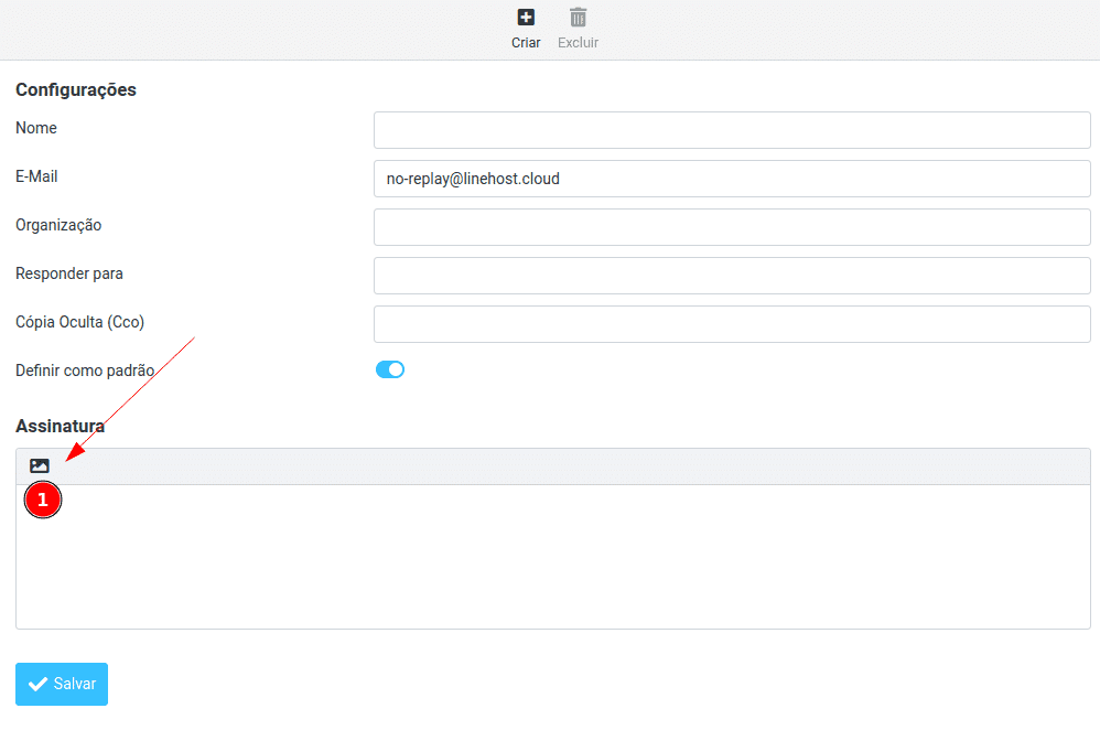 Como configurar assinatura de e-mail no Roundcube