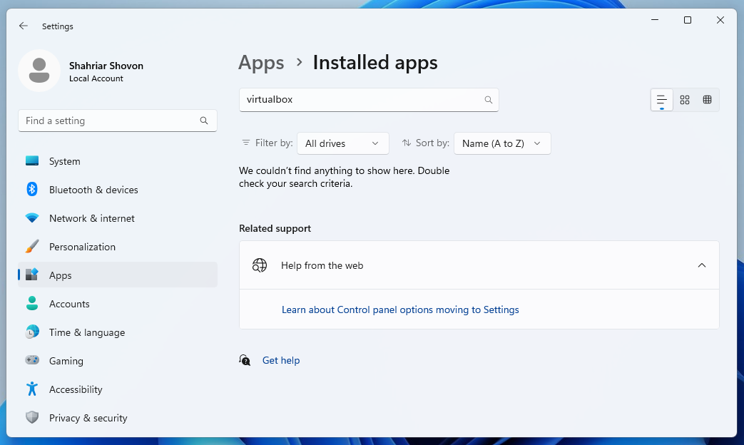Como desinstalar o VirtualBox 7 - 20