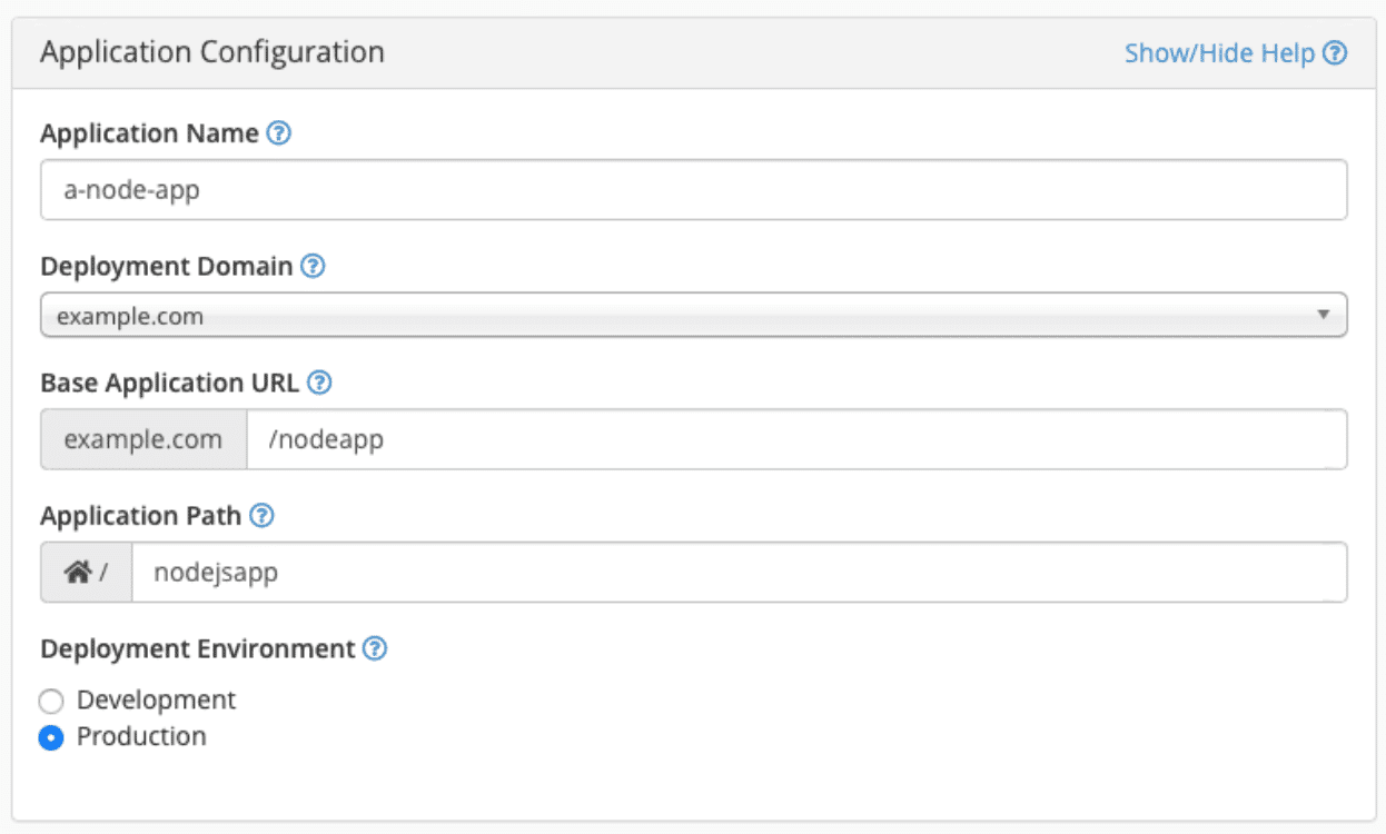 Como hospedar um aplicativo NodeJS com cPanel04