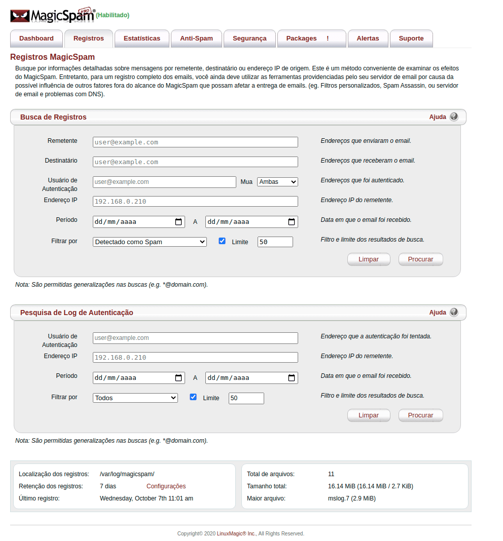 registros