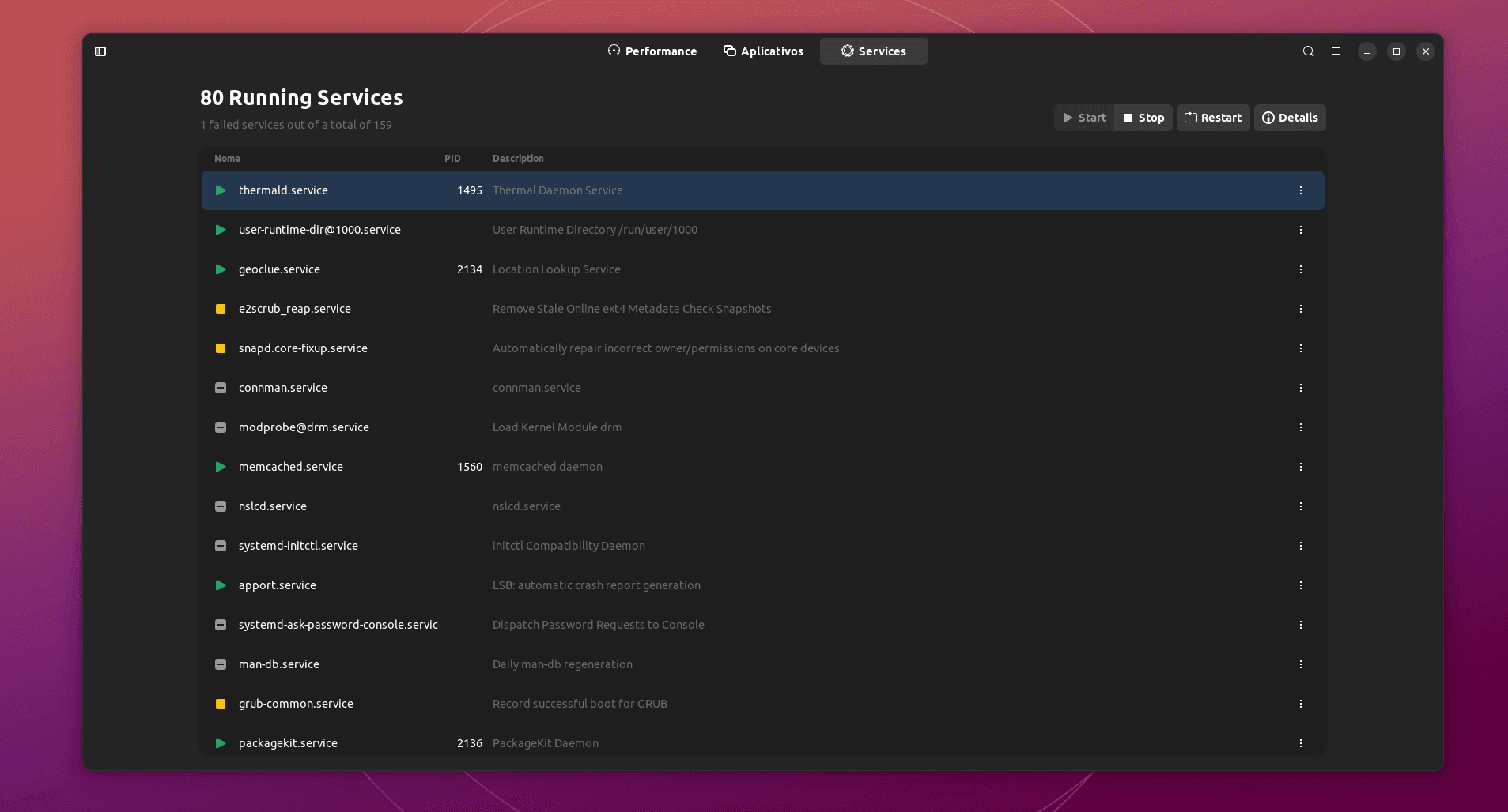 Mission Center - Monitoramento do Linux